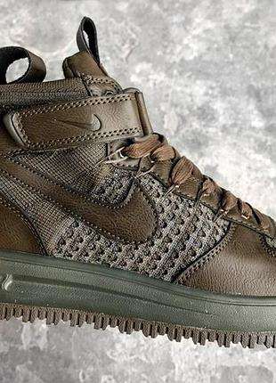 Nike lunar force 1 flyknit workboot medium olive 45 1600 147485755