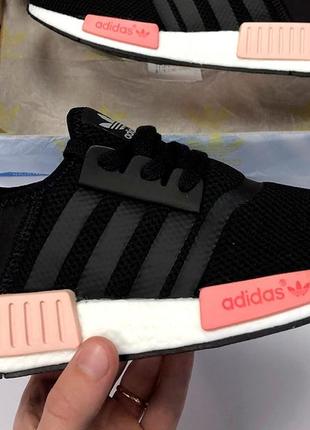 Adidas nmd black pink white