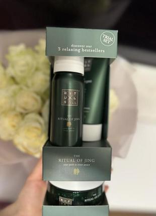 Подарочный набор ritual of jing гель, скраб, крем