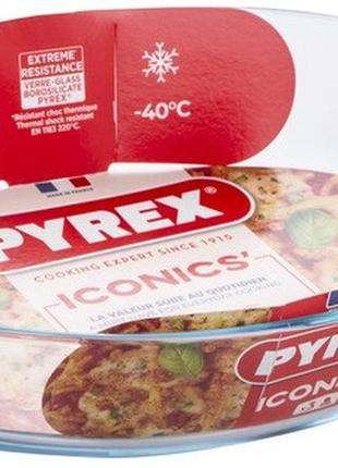 Форма с/к pyrex essentials стеклянная овал. 30х21х6см (2,2л) (345b000/8044) tzp102