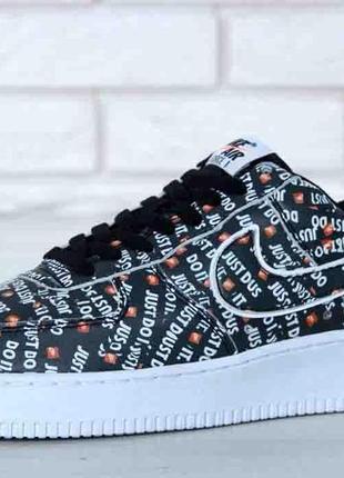 Nike air force 1  “just do it” black