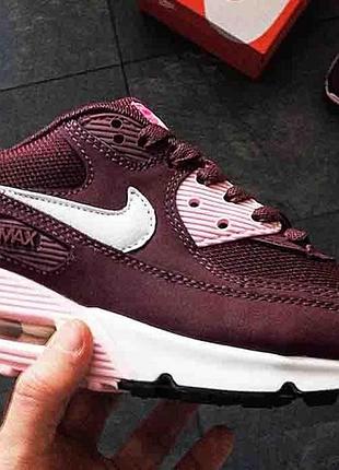 Nike air max 90 bordo pink white 38