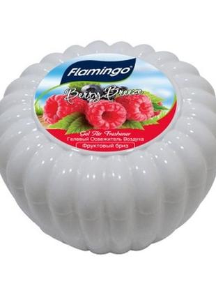 Гелевий освіжувач повітря "ягідний бриз" flamingo, 150 мл