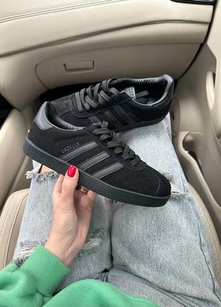 Кроссовки женские adidas gazelle full black