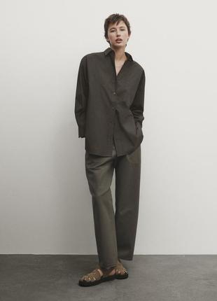 Бавовняна сорочка massimo dutti 5165/956