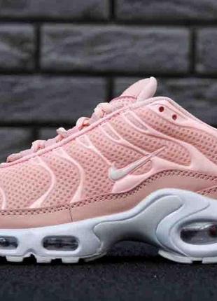 Nike air max plus tn pink white