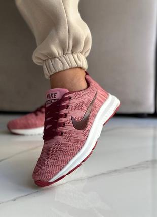 Кросівки жіночі nike flykit max red