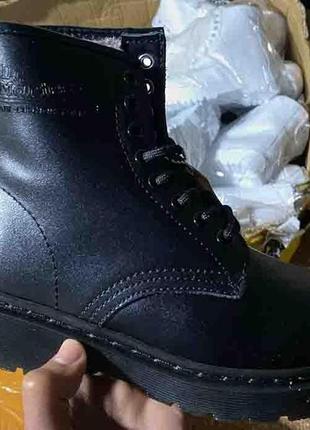 Dr. martens 1460 mono black (мех)