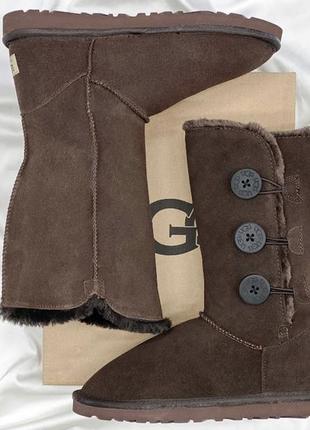 Ugg bailey button triplet ii brown mocha