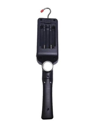 Фонарь ручной подвесной на аккумуляторе с крючком zj-8859-в фонарик с магнитным основанием4 фото