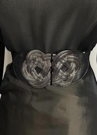 Винтажная длинная юбка макси а-силуэта с красивым блеском на подкладке готика готический викторианский эдвардийский стиль9 фото