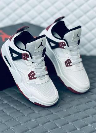 Кросівки nike jordan 4 retro кроссовки унисекс найк джордан ретро 4 кросовки джордан