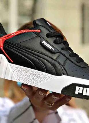 Puma basket cali white/black