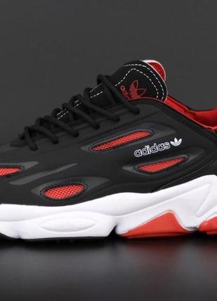 Adidas ozweego celox black white red 41