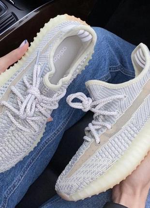 Adidas yeezy boost 350 v2 ludmark reflective ( рефлективные шнурки) 36