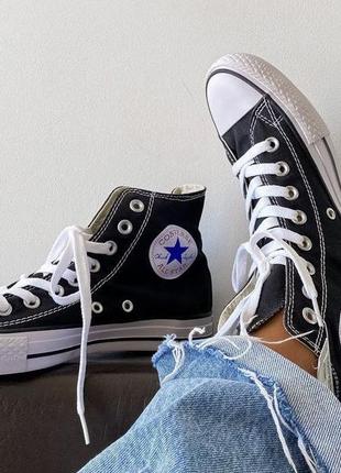 Converse chuk taylor classic black high