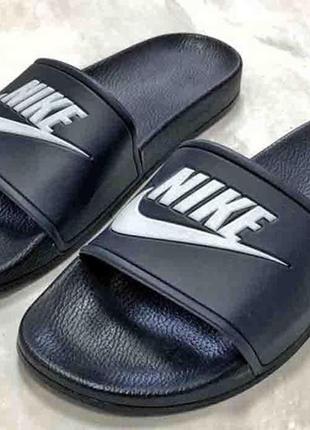 Nike benassi black logo black