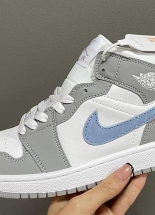 Jordan 1 retro mid «wolf grey » 36