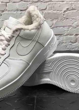 Nike air force winter white мех