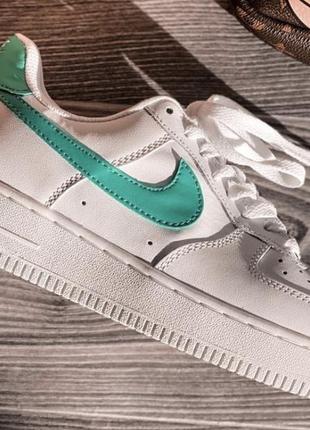 Nike air force 1 white/green