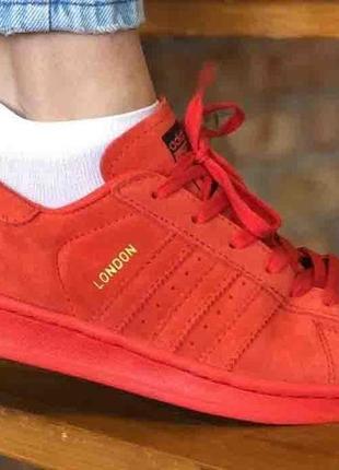 Adidas superstar red