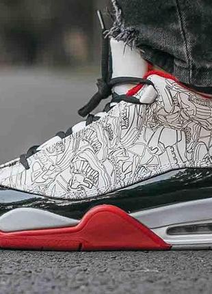 Jordan dub zero og white\black\red 43