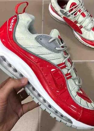 Nike air max 98 red white