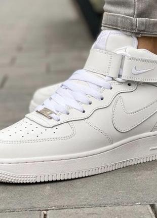 Nike air force winter white мех