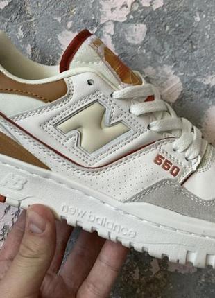 Nb new balance 550 white orange au lait  36