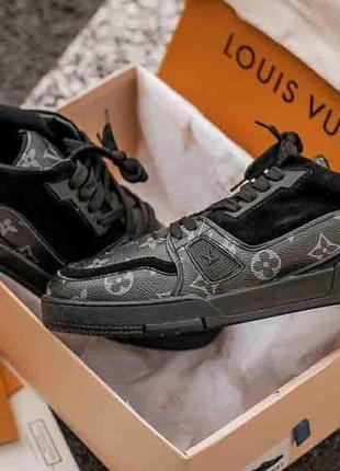 Louis vuiton mens black grey