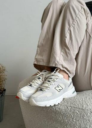 Бежевые кроссовки нью беланс 530 унисекс new balance 530 beige1 фото