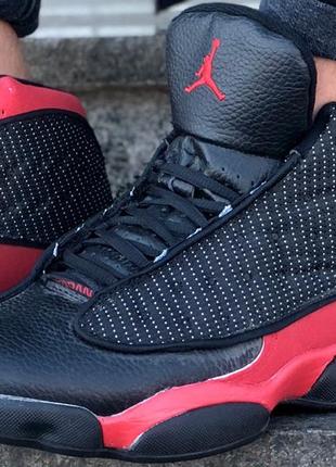 Jordan 13 black red