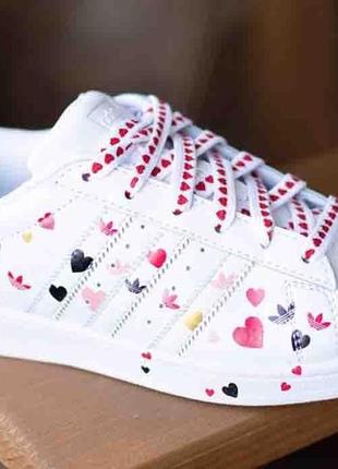 Білі шкіряні жіночі кросівки адідас суперстар adidas superstar like 37