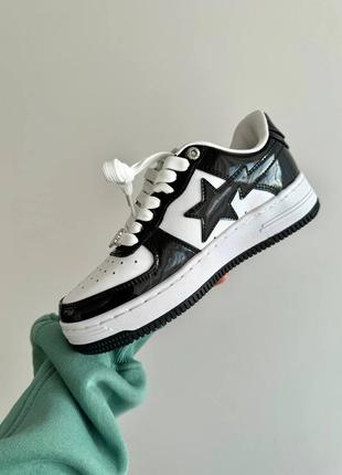 Кроссовки женские a bathing ape 
bape sta patent black3 фото