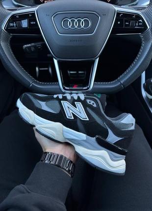 Кроссовки new balance 9060 black silver
