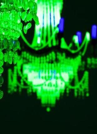 Люстра ультрафіолетова вазелиновое стекло оригінал10 фото