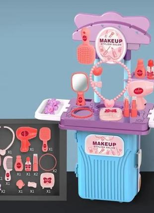 Игровой набор чемодан suitcase transformable makeup (ck05a)1 фото