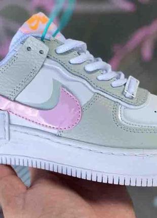 Nike air force shadow grey/pink