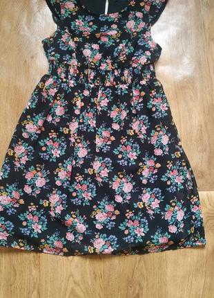 Шифоновое платье в цветочный принт 🌺