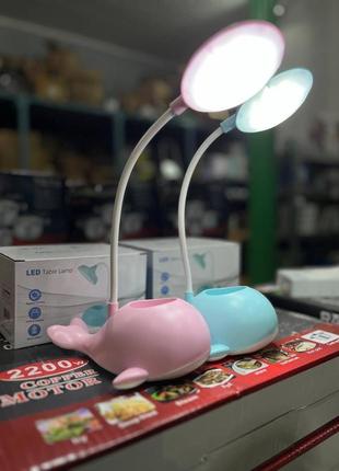 Лампа настольная светодиодная на аккумуляторе led table lamp bl-65882 фото