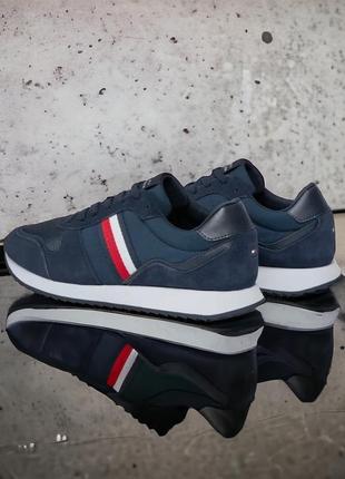 Tommy hilfiger снікерcи runner evo mix ess fm0fm04886 cиній