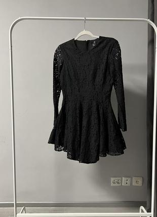 H&amp;m черное идеальное платье5 фото