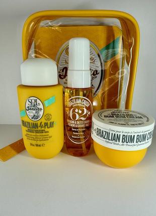 sol de janeiro beija flor body oasis sol de janeiro spring pouch дорожній набір