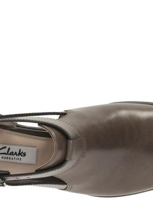 Clarks кожаные открытые ботинки р.382 фото