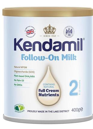 Сухая молочная смесь kendamil classic 2, 6-12 мес., 400 г