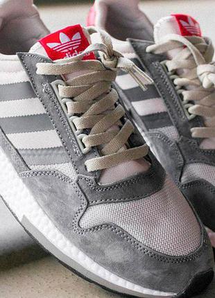 Сірі кросівки adidas zx 500 унісекс adidas zx 500 rm grey four 36