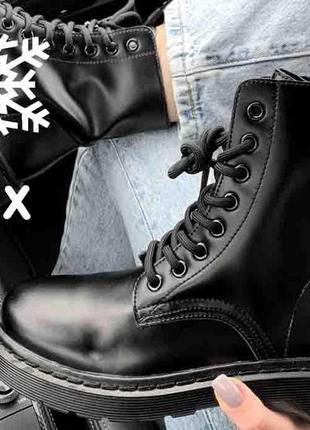 Dr. martens 1460 mono black (мех)