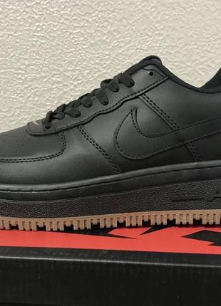 Nike air force 1 black gum 41