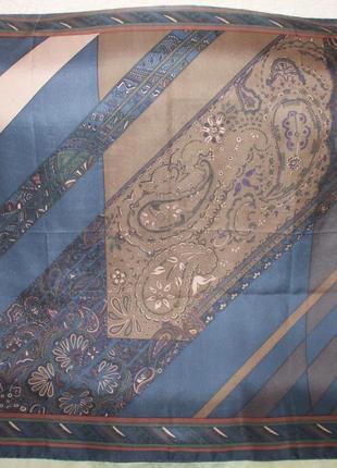 Роскошный шелковый платок саржевый шелк роуль