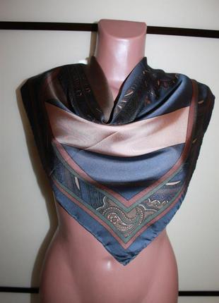 Роскошный шелковый платок саржевый шелк роуль5 фото